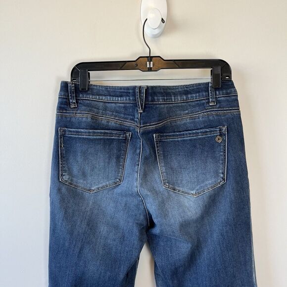 Democracy Jeans Women’s Ab Solution High Rise Ankle Blue Denim Size 12 NWT’s - Picture 7 of 14